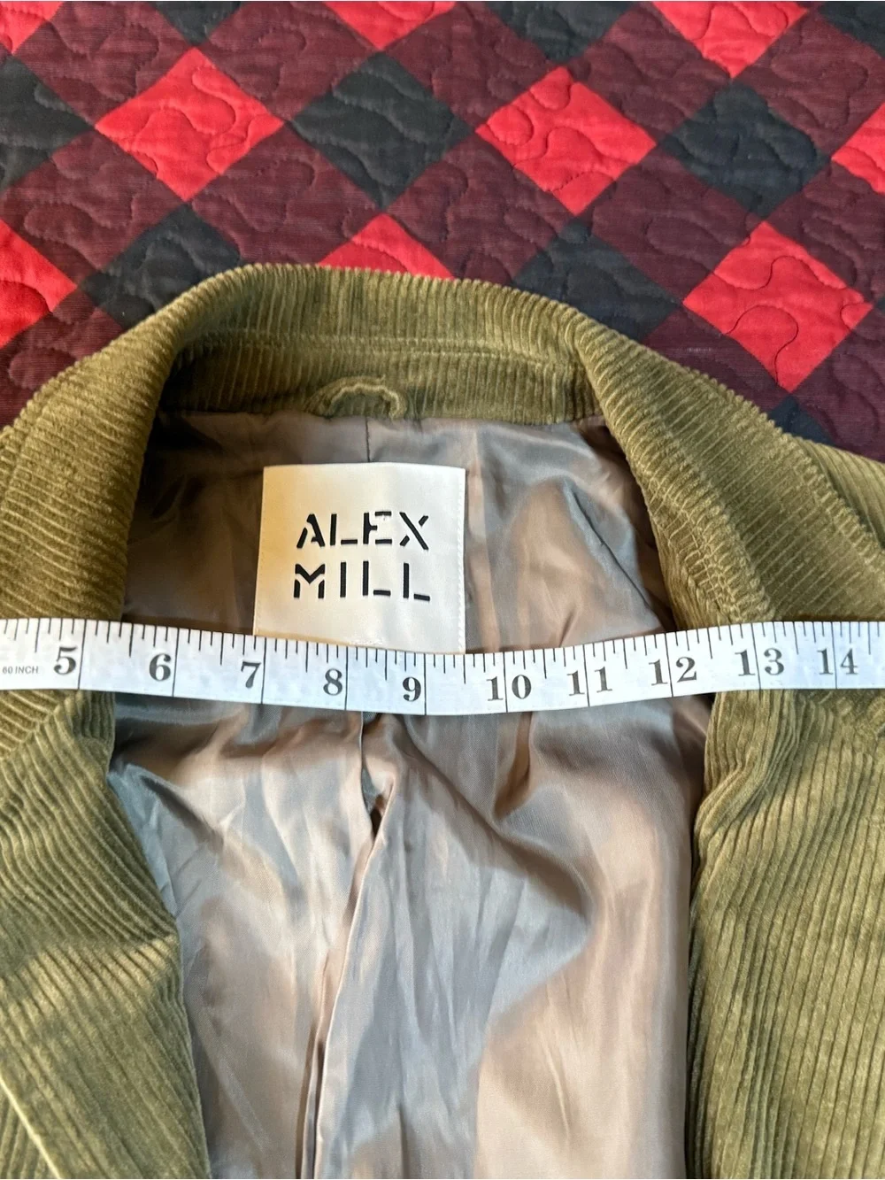 Alex Mill Corduroy Blazer Olive Men’s Large